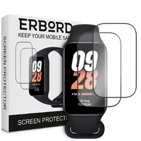 2x ERBORD Hybrid Glass for Xiaomi Smart Mi Band 8 Active