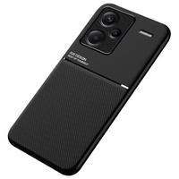Case for Xiaomi Redmi Note 13 Pro+, with magnetic grip plate, black