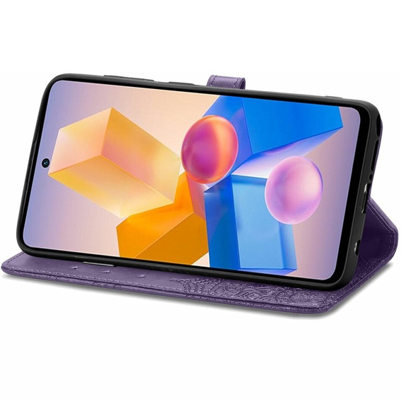 Flip case for Infinix Hot 40i, Mandala, purple