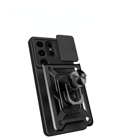 Case for Samsung Galaxy S24 Ultra, CamShield Slide, black