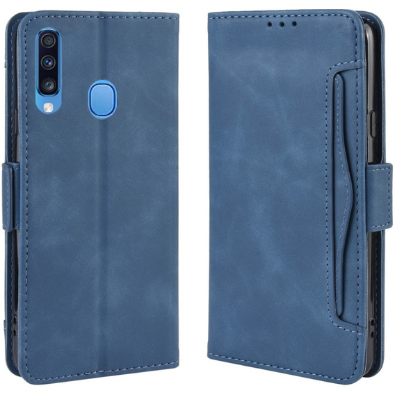 Flip case for Samsung Galaxy A20s, Card Slot, dark blue