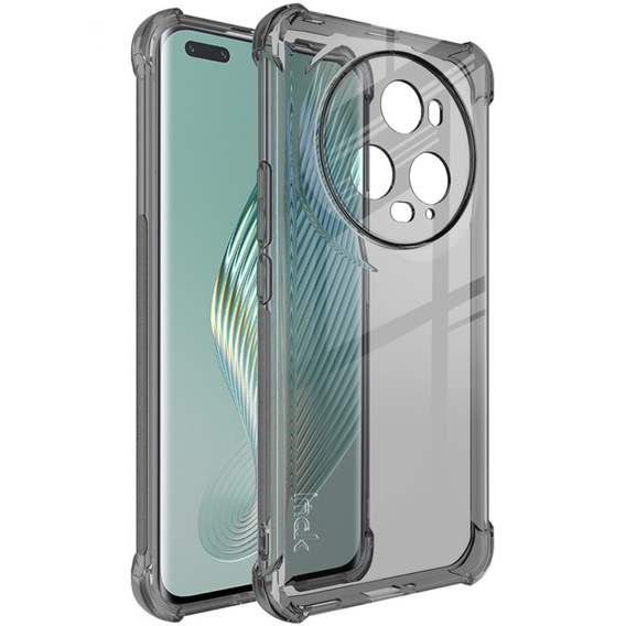 IMAK case for Honor Magic 5 Pro, Dropproof, transparent / black