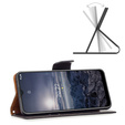 Flip case for Nokia G11 / G21, Litchi Wallet Case, black