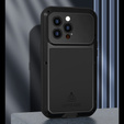 Love Mei Case for iPhone 14 Pro, armored with glass, black