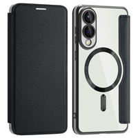 Flip case for Samsung Galaxy S25 Edge, RFID Wallet MagSafe CamShield, black