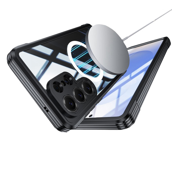 Shockproof case with glass, for MagSafe for Samsung Galaxy S26 Ultra