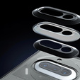 Case for Nothing Phone 3A, Fusion Hybrid, transparent / black