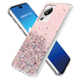 Case for Xiaomi 13 Lite, Glittery, pink