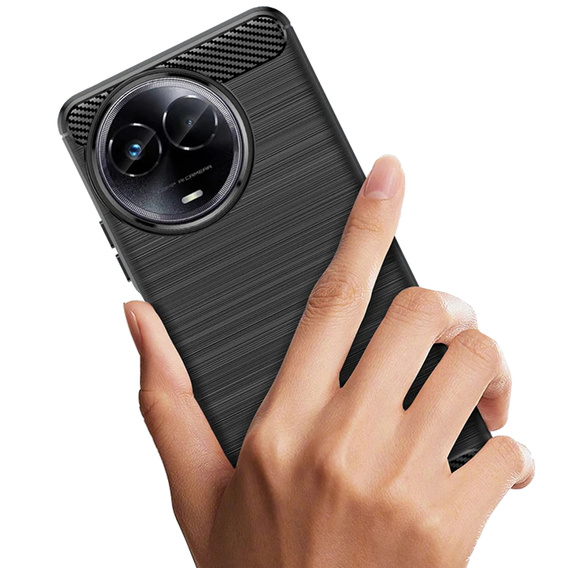 Case for Realme 11 5G, Carbon, black