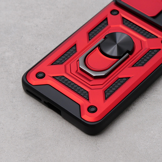 Case for Motorola Edge 40 Neo, CamShield Slide, red