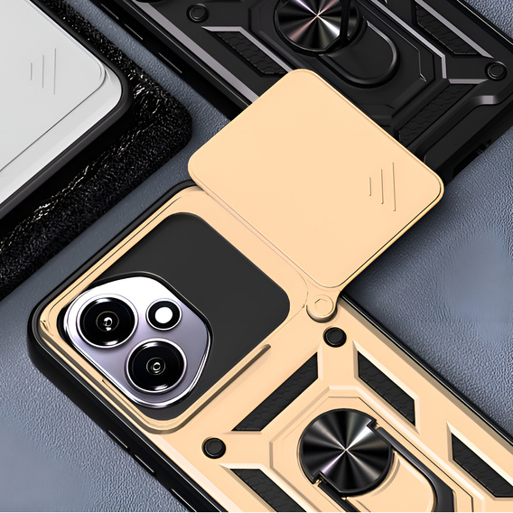 Case for Honor 400 5G, CamShield Slide, gold