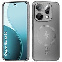 Case for Oppo Reno 14, for MagSafe, with camera protection, gold