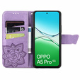 Flip case for Oppo A5 Pro 5G, Butterfly, purple