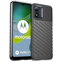 Case for Motorola Moto E13, Thunder, black
