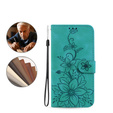 Flip case for Oppo A60, Lily Flower, green