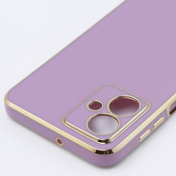 Case for Motorola Moto G54 5G, Glamour CamShield, purple