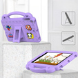Children's case for iPad mini 7.9" 2019/2015/2014/2013/2012 (5/4/3/2/1 gen.), Cute Patterns, with stand, purple