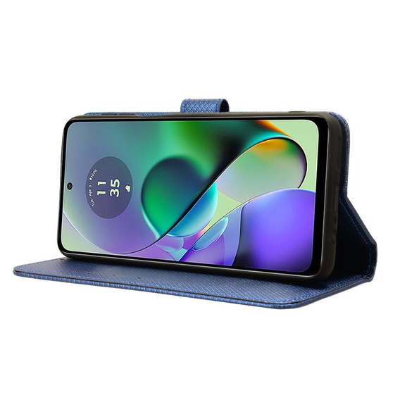 Flip case for Motorola Moto G54 5G, Smart Magnet, blue