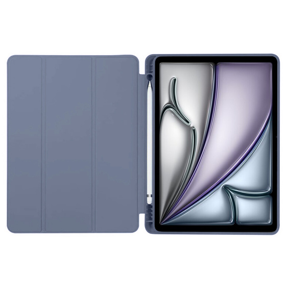 Case for Apple iPad Air 11" 6 gen. 2024 (A2902, Smartcase Hybrid, with stylus space, purple