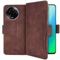Flip case for Realme 11 5G, Card Slot, brown