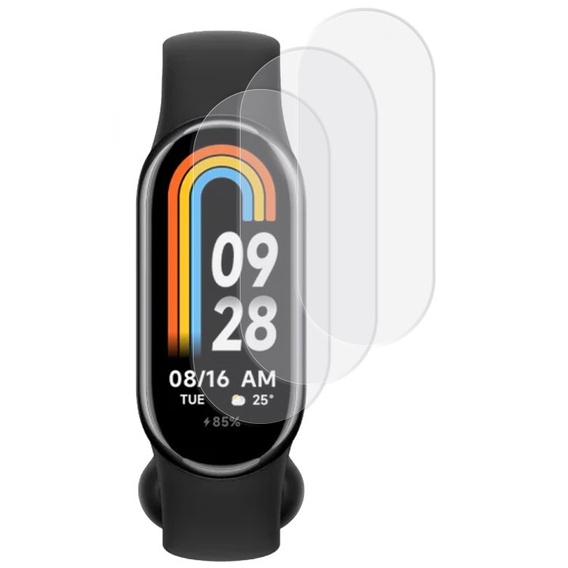 3x ERBORD hydrogel film for Xiaomi Smart Band 10 / 9 / 8