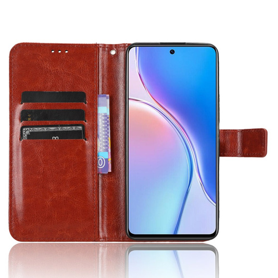 Flip case for Huawei Nova 11i, Crazy Horse Wallet, brown