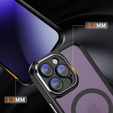 Case for iPhone 14 Pro, ERBORD Impact Guard, MagSafe, black