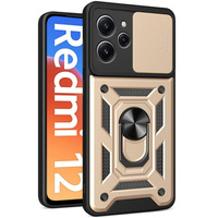 Case for Xiaomi Redmi 12, CamShield Slide, gold