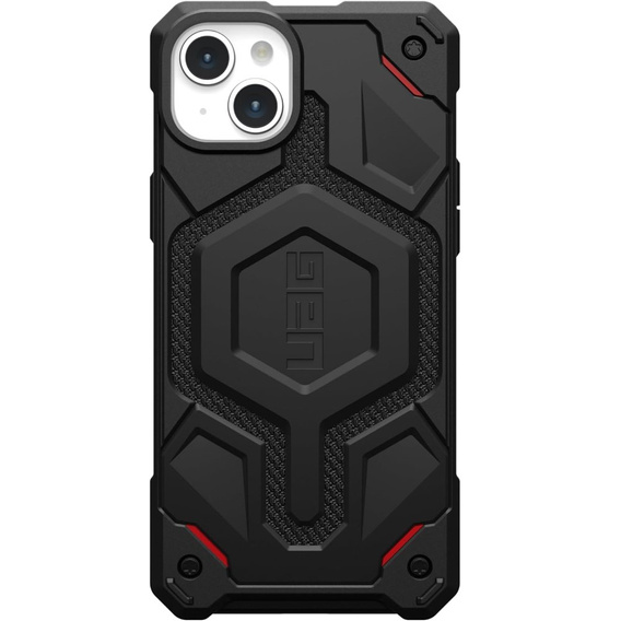 Urban Armor Gear Case for iPhone 15 Plus, Monarch Pro Kevlar MagSafe, black