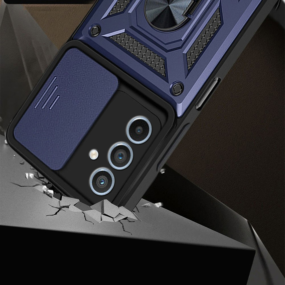 Case for Samsung Galaxy M35, CamShield Slide, blue
