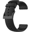 Silicone Universal Strap 22mm, black