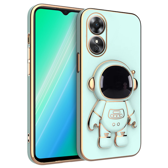 Case for Oppo A17, Astronaut, green