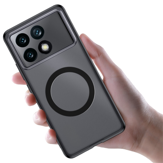 Case for Xiaomi Poco F6 Pro, Fusion Hybrid, for MagSafe, black