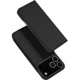 Dux Ducis case for iPhone 17 Pro Max, Skin Pro, with flap, with card slot, black