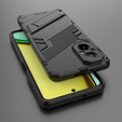 Case for Realme C67, Military kickstand, black