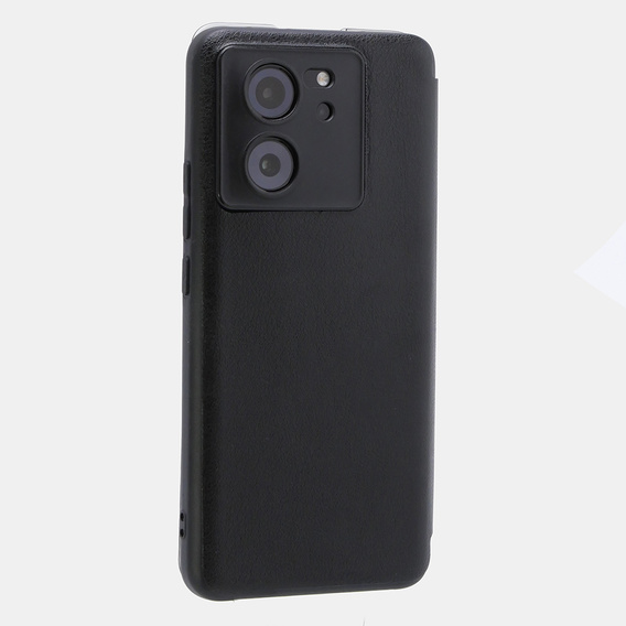 Case for Xiaomi 13T / 13T Pro, with Side View flap, black