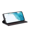 Flip case for Samsung Galaxy A55, Carbon LC.IMEEKE, black