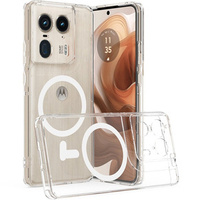 Case for Motorola Edge 50 Ultra, Fusion Hybrid, for MagSafe, transparent