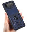 Case for Samsung Galaxy Z Flip3 5G, CamShield Slide, blue