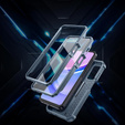 Armored case for Samsung Galaxy A15, Dexnor Full Body (Two Frames), blue