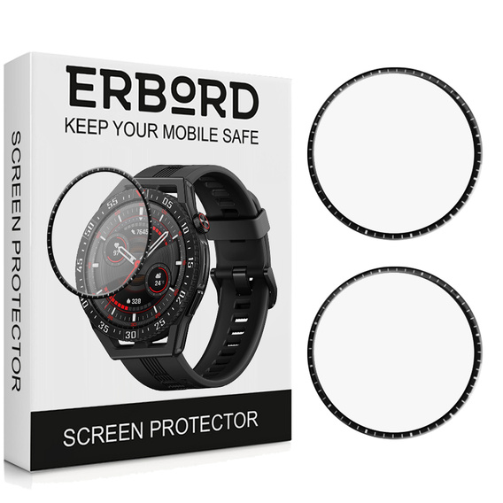 2x ERBORD Hybrid Glass for Huawei Watch GT 3 SE