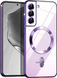 Case for Samsung Galaxy S22, Electro MagSafe, purple + Screen Glass