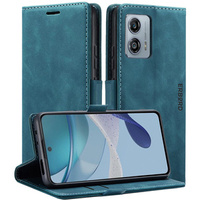 Case for Motorola Moto G53, ERBORD Vintage, wallet with flap, blue