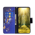 Flip case for Xiaomi Redmi Note 13 Pro 5G, Wallet, Butterflies purple