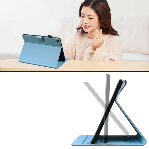 Case for Lenovo Tab M10 Plus 10.6 Gen 3, with flap, animal, blue