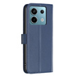 Flip case for Xiaomi Redmi Note 13 Pro 4G / Xiaomi Redmi Note 14S / Xiaomi Poco M6 Pro 4G, BINFEN Wallet, blue