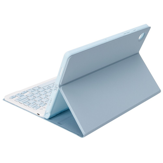 Case + keyboard Samsung Galaxy Tab S6 Lite P610/P615 / S6 Lite 2022 10.4, Pen Slot, blue