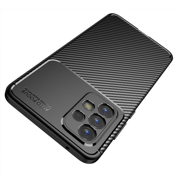 Case for Samsung Galaxy A13 4G, Carbon Gel, black