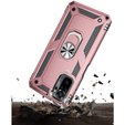 Armor Case for Xiaomi Redmi Note 10/10S, Nox Case Ring, pink rose gold