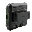 Armored Case for Samsung Galaxy Z Flip 4 5G, Dexnor Clip Holder, green